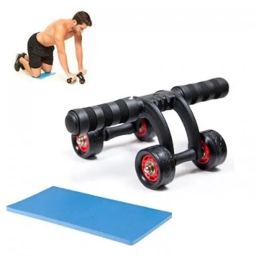 Portable AB Roller and Push-up Bar